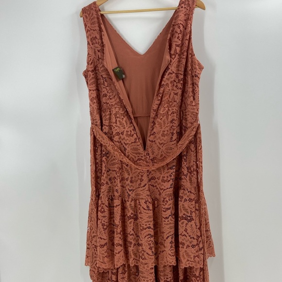 Taylor lace tiered dress cocktail party gala prom dinner date - Picture 5 of 16